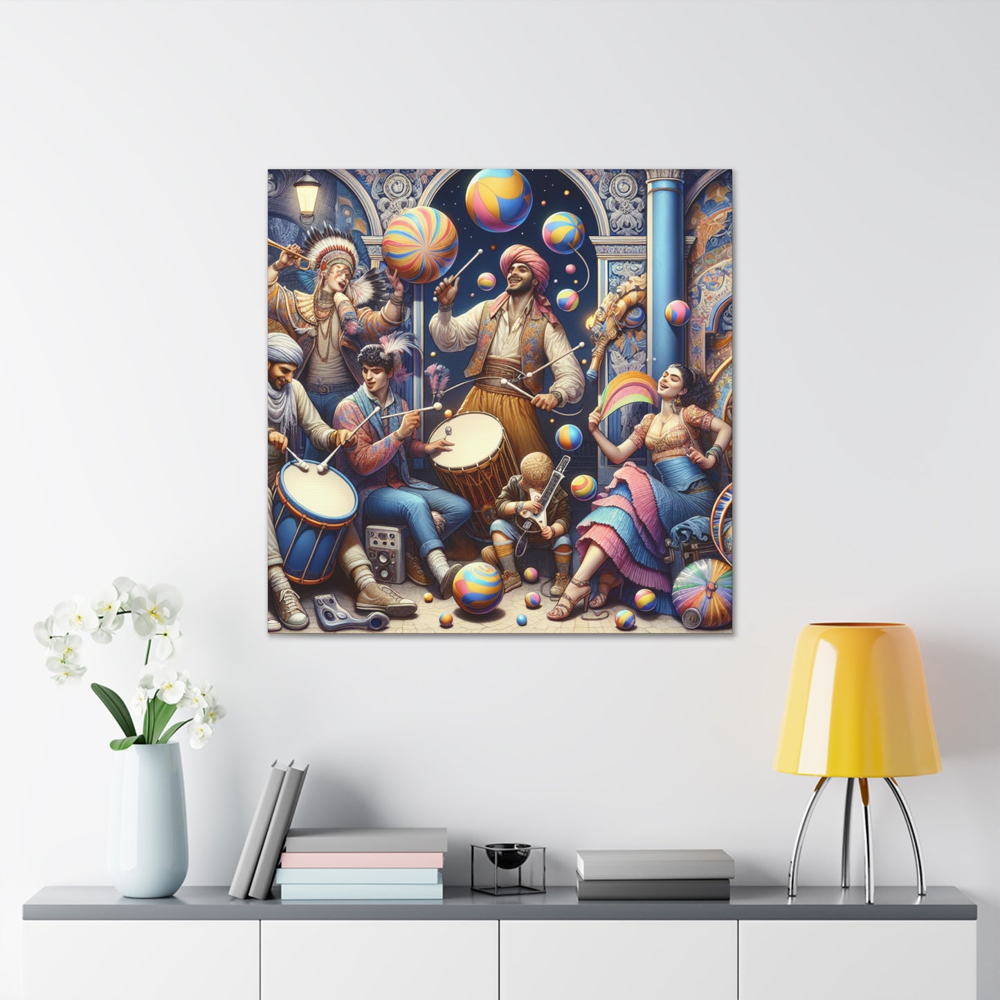 Enchanting Liveliness in Motion - Canvas