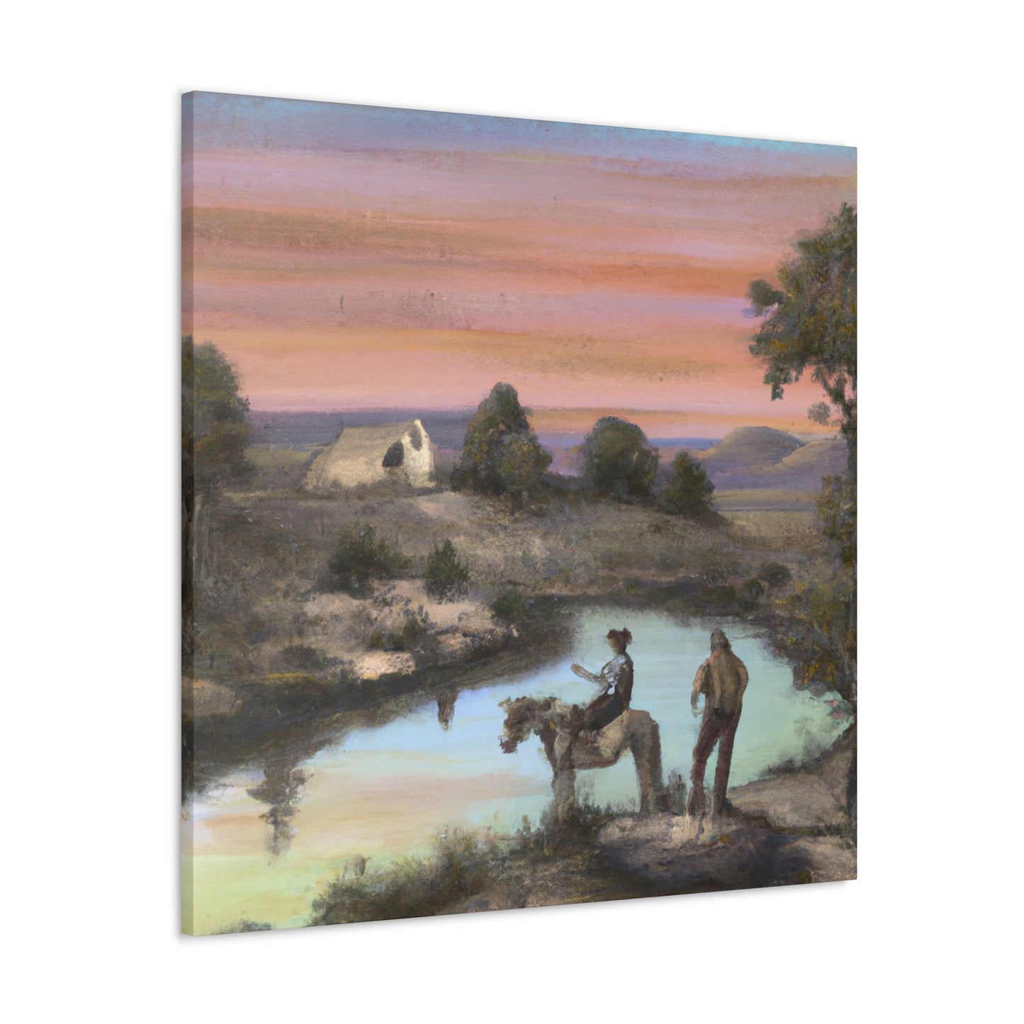 Western Splendor Cascade - Canvas