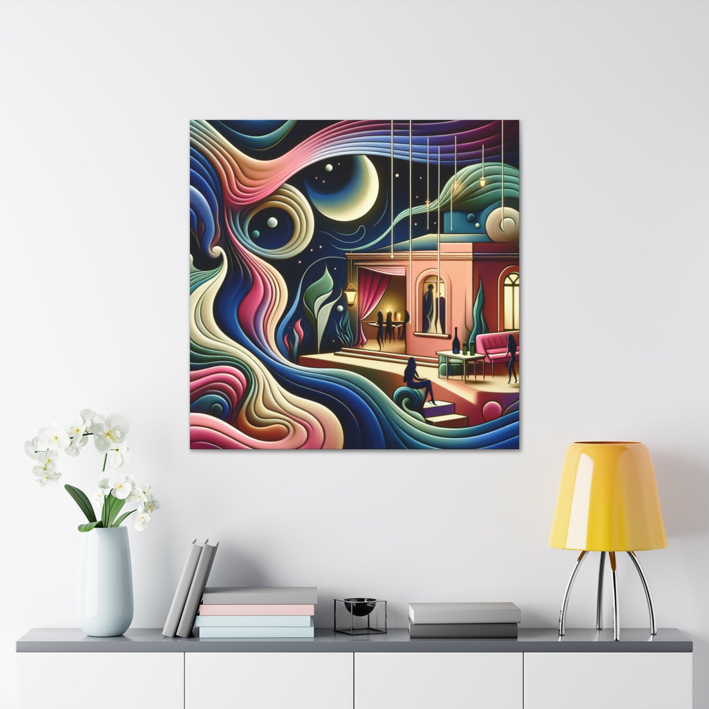 Whimsical Soirée Symphony - Canvas