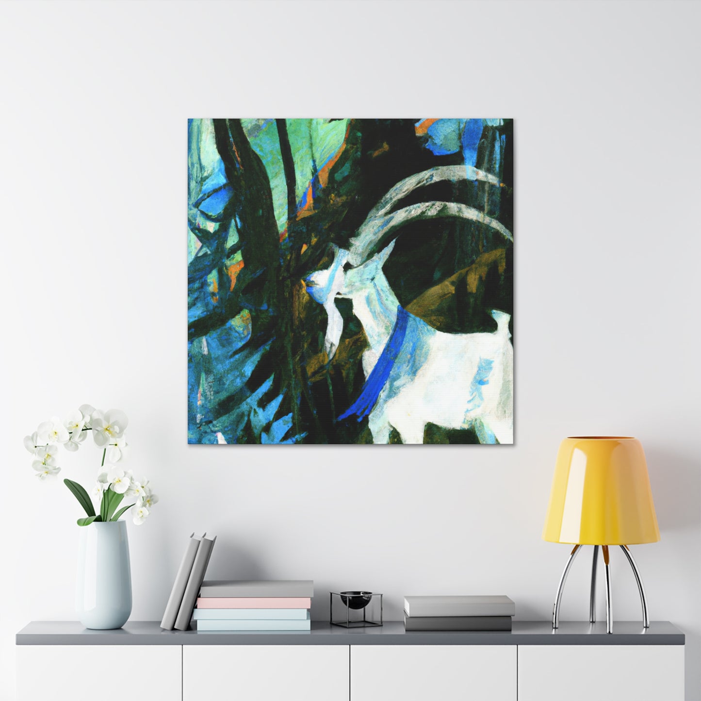 Mountain Goat Grandeur - Canvas