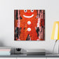 Gingerbread Man Pop Art - Canvas