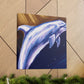 "Dolphin's Joyful Dance" - Canvas