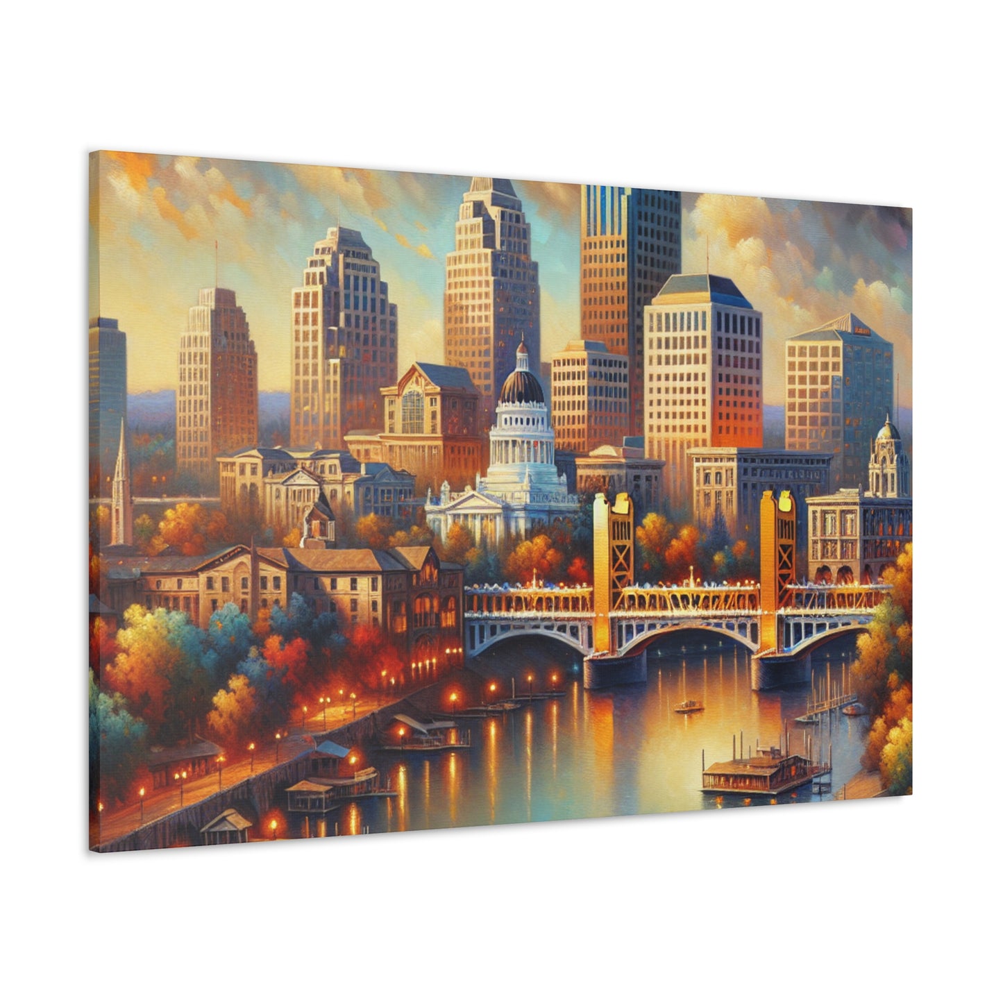 Golden Dreams of Sacramento - Canvas