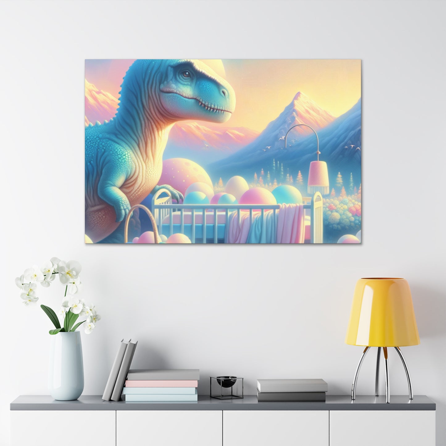 Pastel Prehistoric Portraits - Canvas