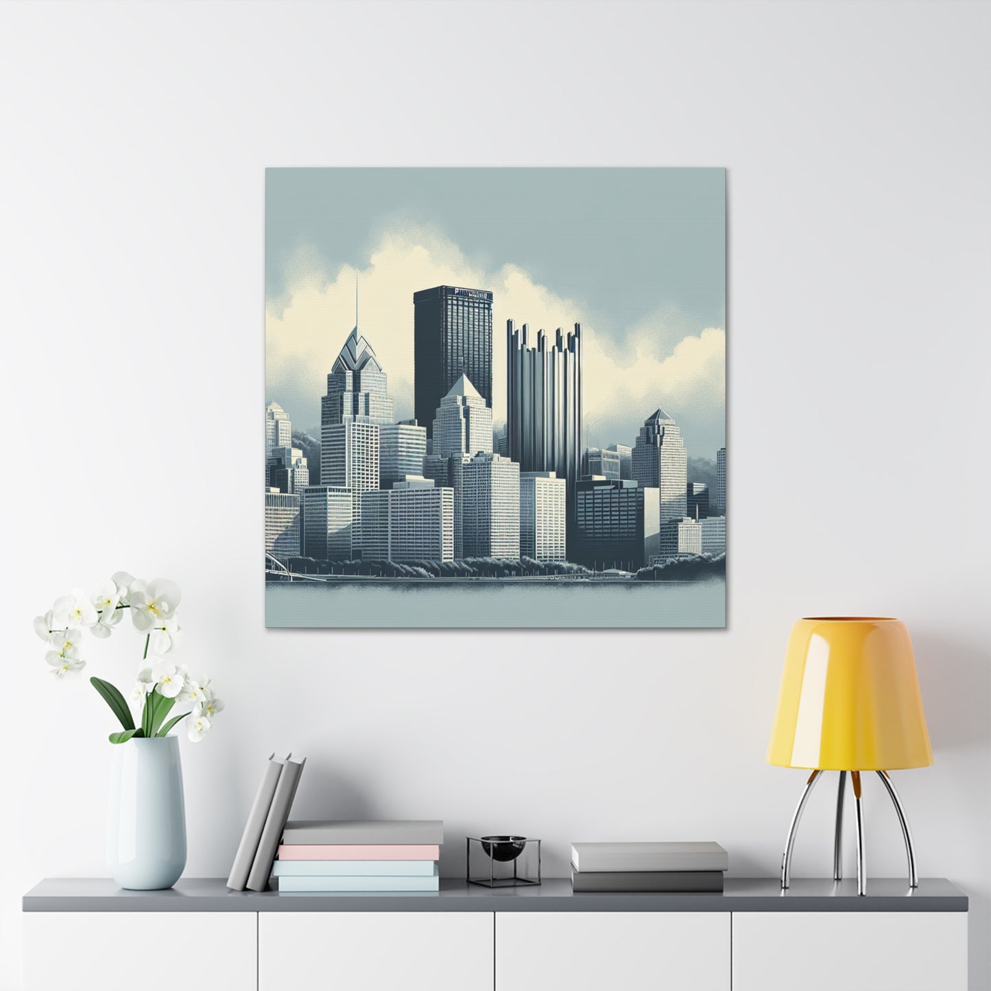 Steel City Serenade. - Canvas