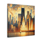 "Enchanted Urban Elegance" - Canvas