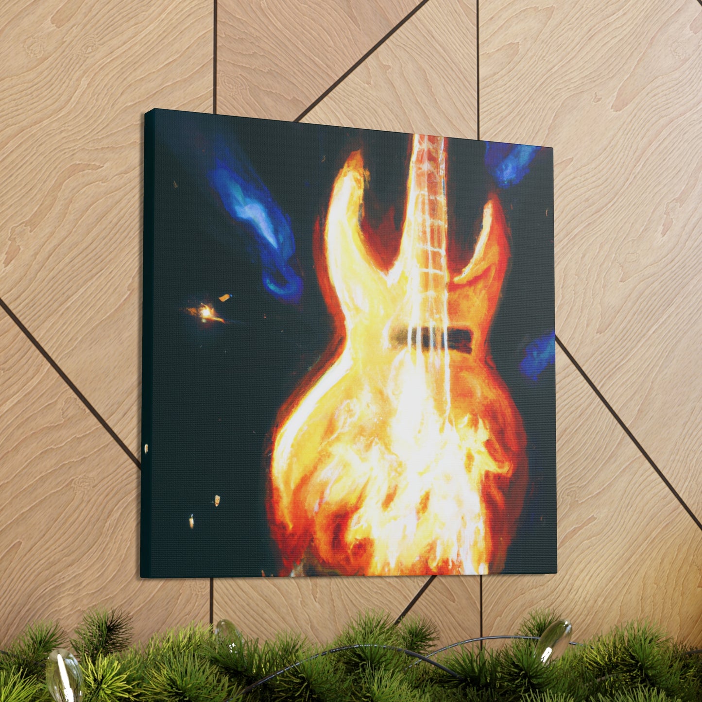 "Bass Guitar Groove Vibes" - Canvas