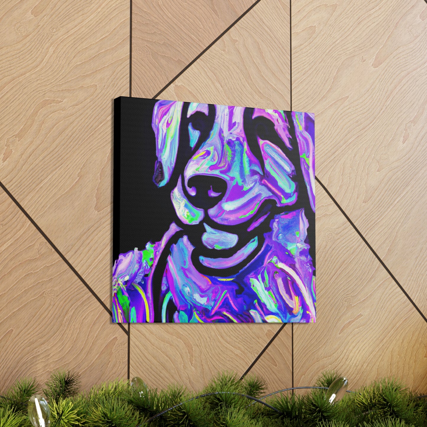 "Labrador in Expressionism" - Canvas