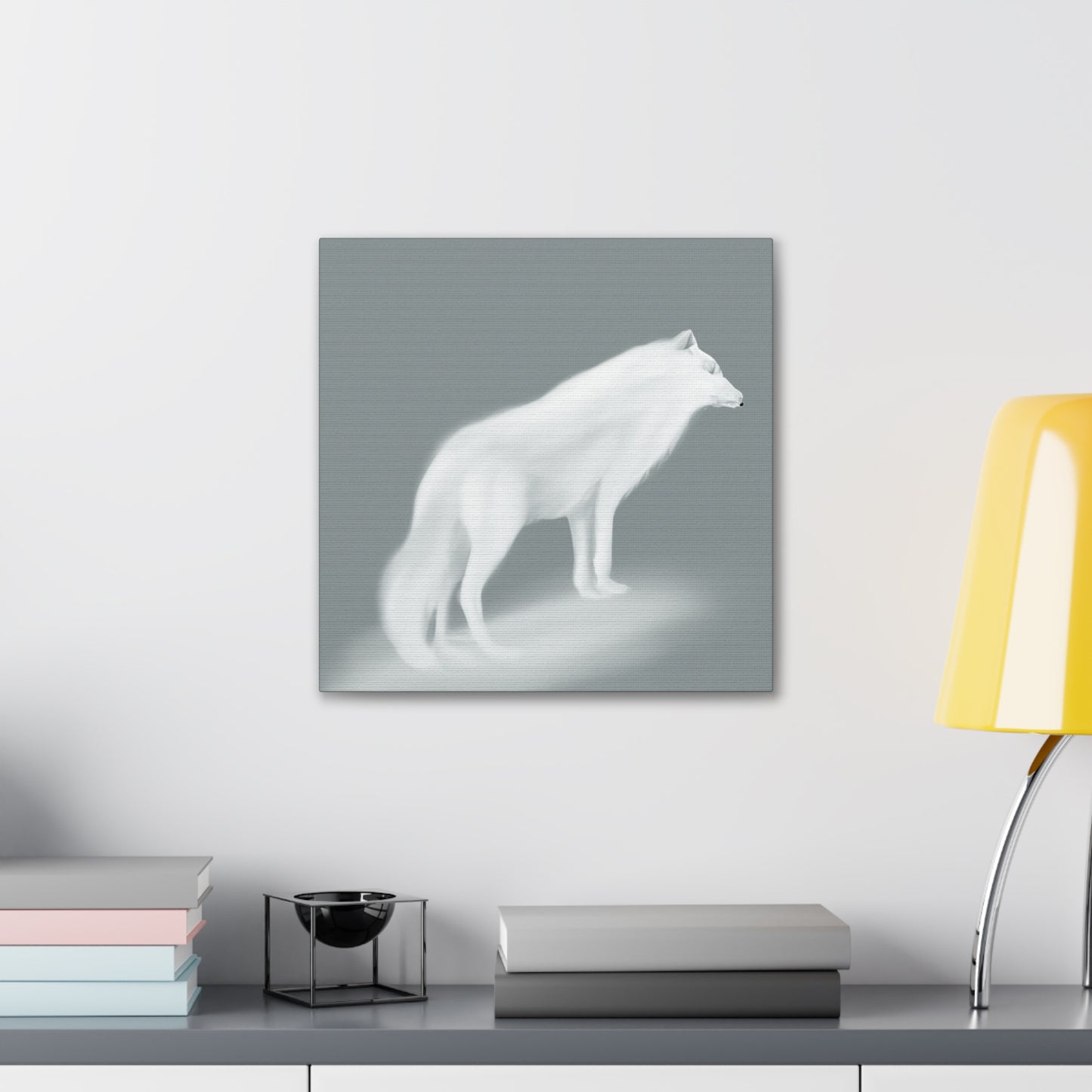 Arctic Wolf Splendor - Canvas