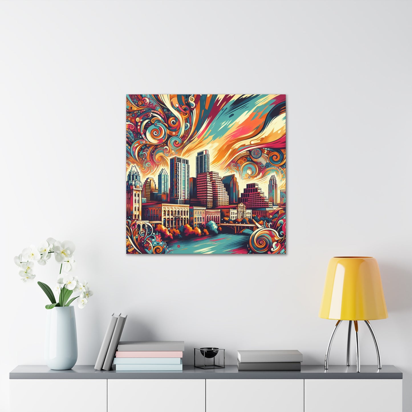 "Colorful Austin Landscapes" - Canvas