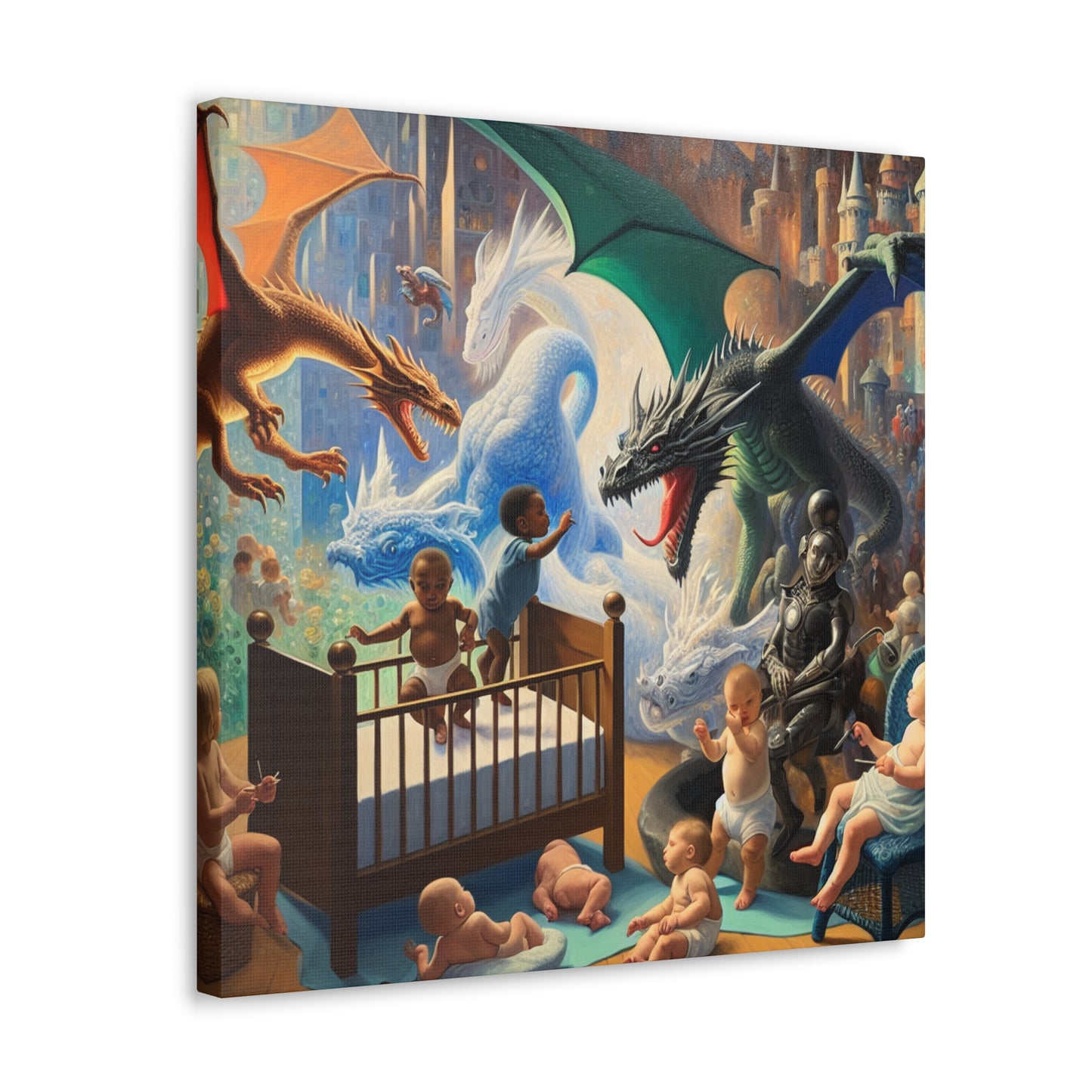 Dancing Dragon Dreams - Canvas