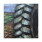 Tire of the Tractor - Canvas