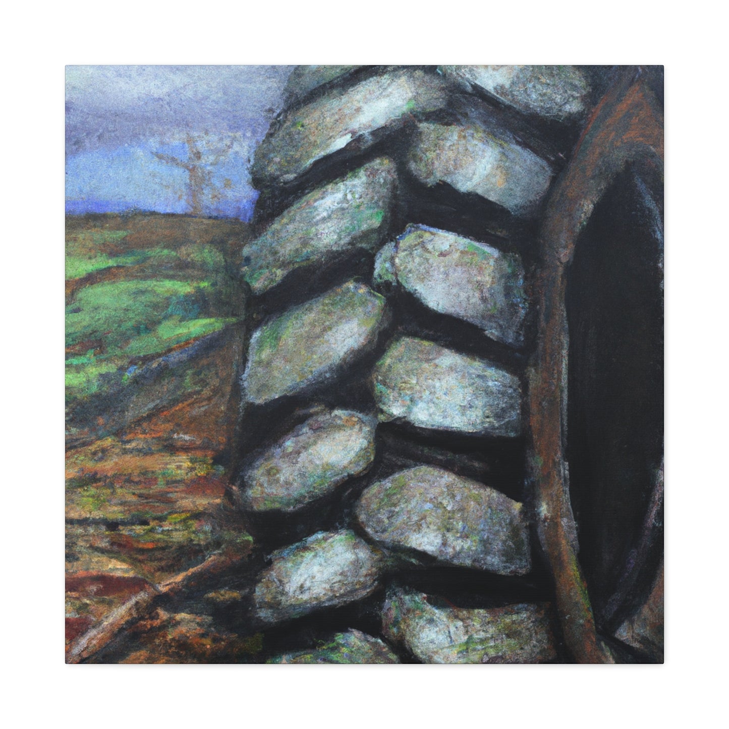 Tire of the Tractor - Canvas