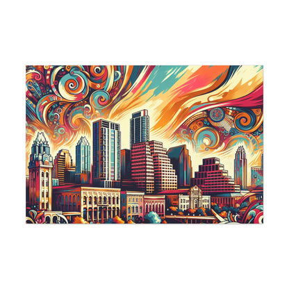 "Colorful Austin Landscapes" - Canvas