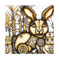 Rabbit in Steamsteel - Canvas