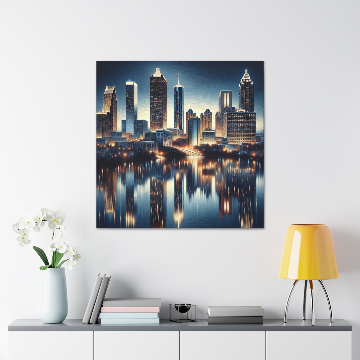 "Vibrant Urban Dreams" - Canvas