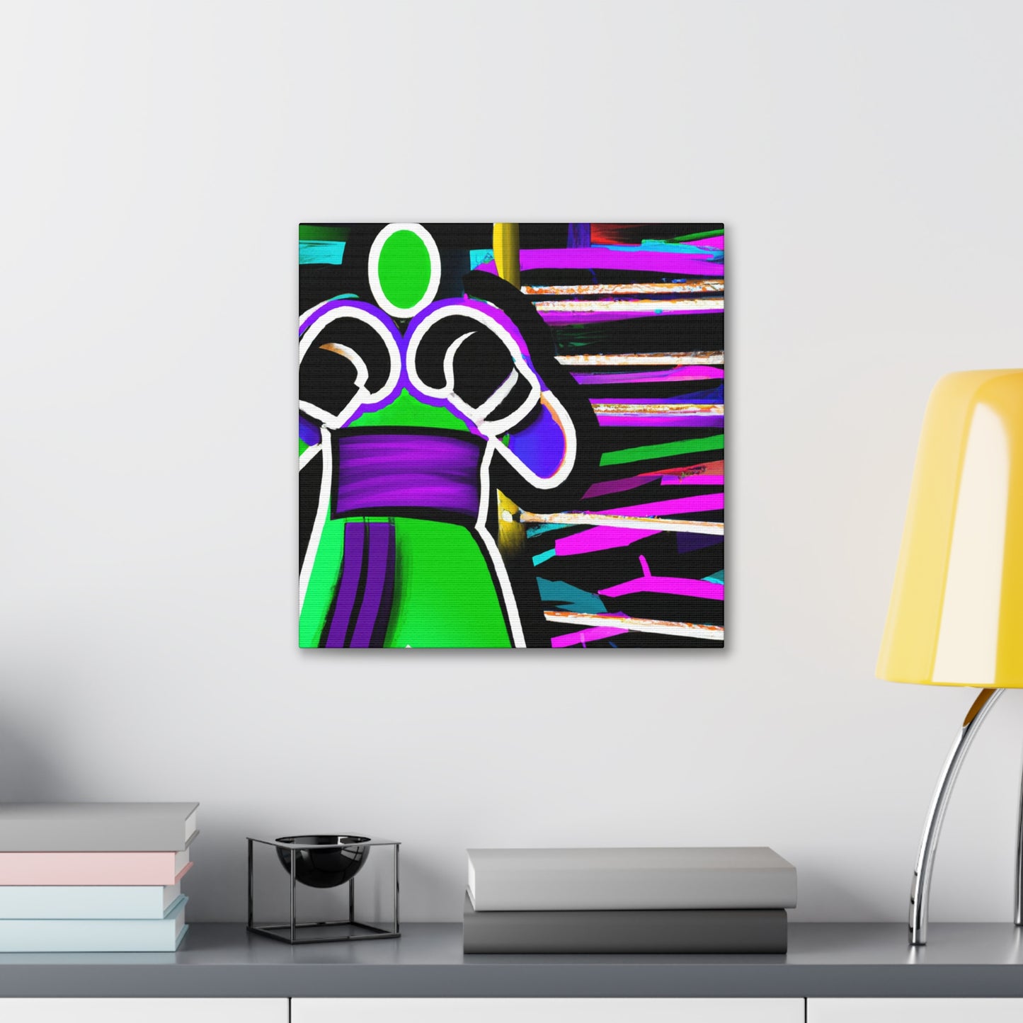 Raging Boxing Combatants - Canvas