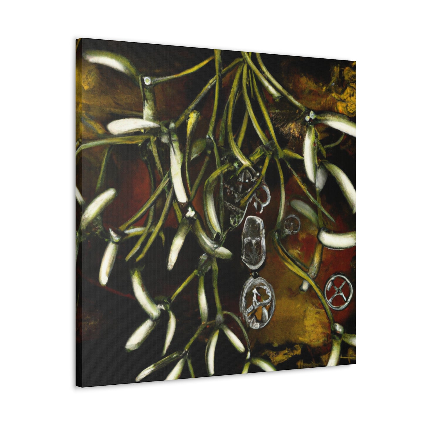 Mistletoe in Steampunk - Canvas