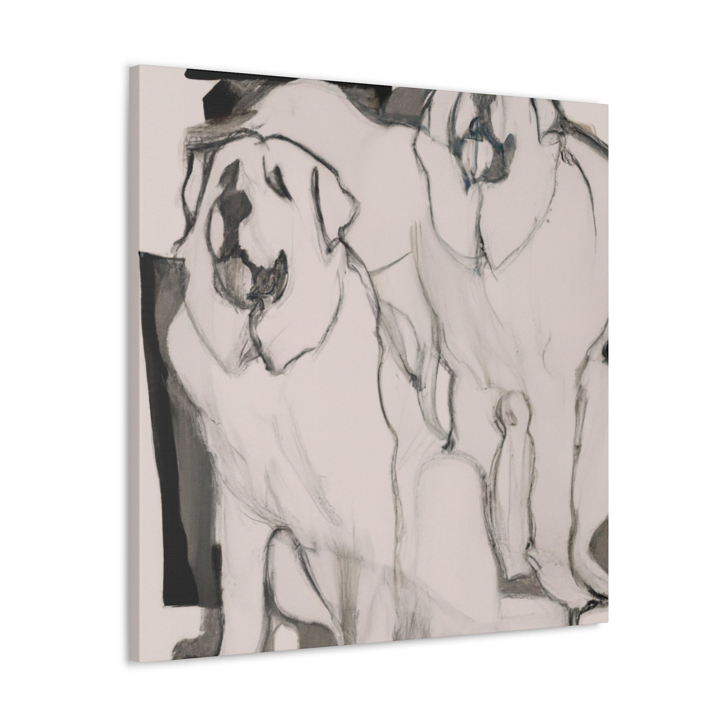 "Glorious Pyrenees Portrait" - Canvas