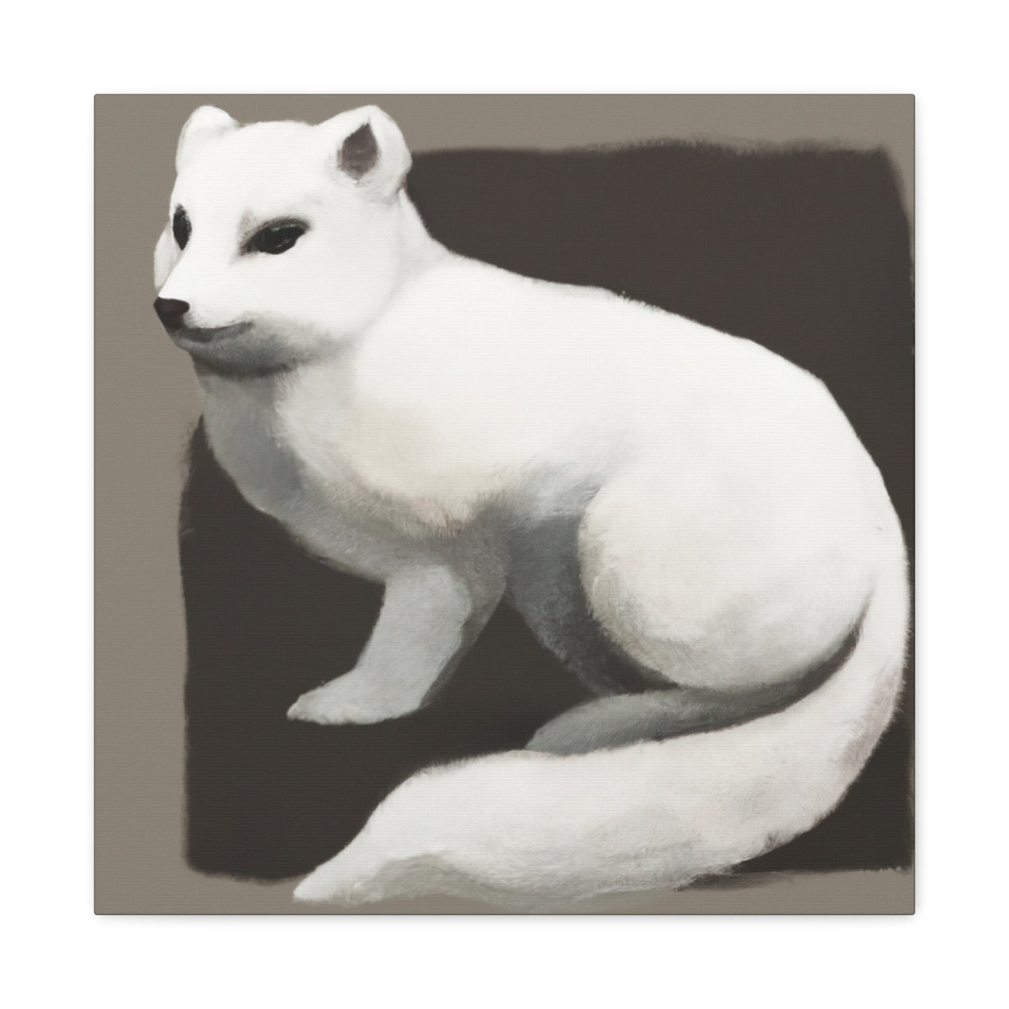 "Arctic Fox Majestic Beauty" - Canvas