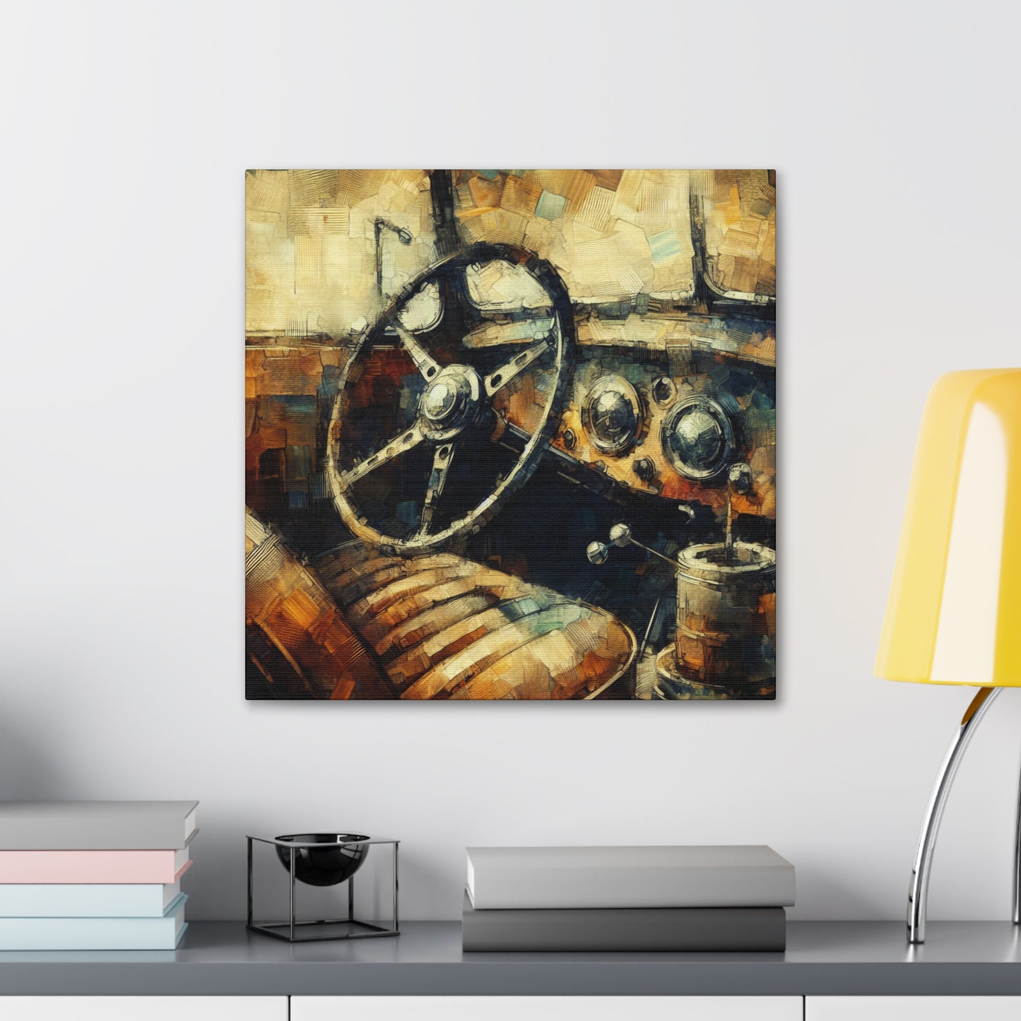 "Wheel Symphony" - Canvas