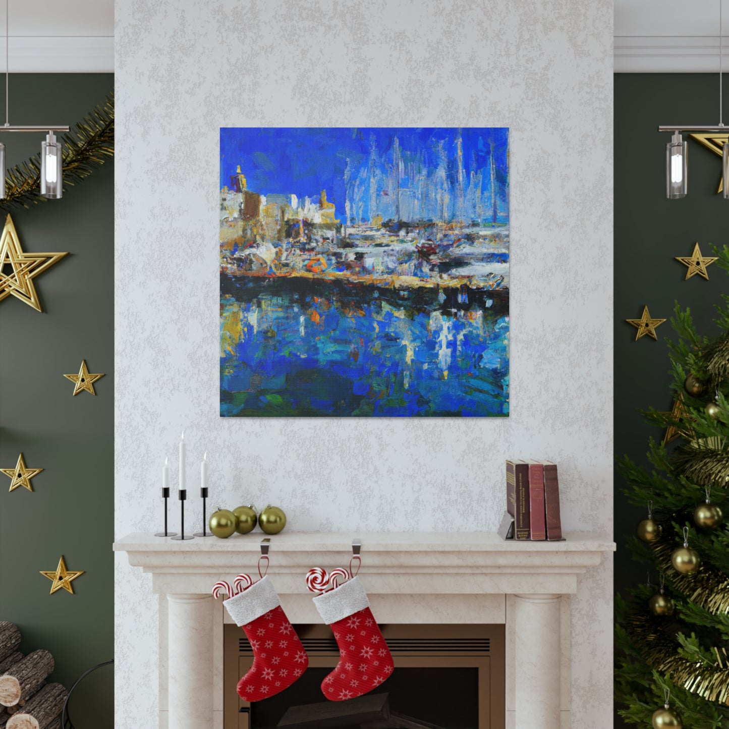 Harbor at Sunrise - Canvas