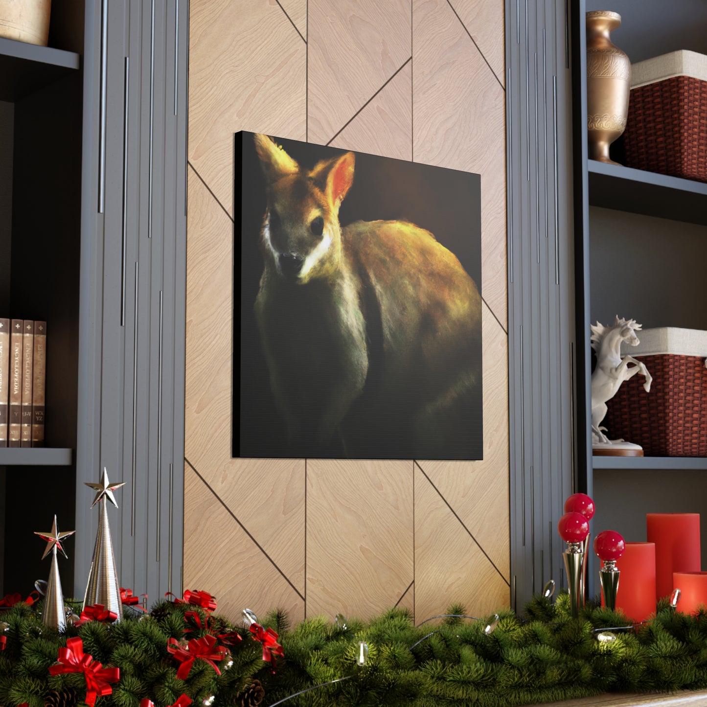 Wallaby Wonderland Scene - Canvas