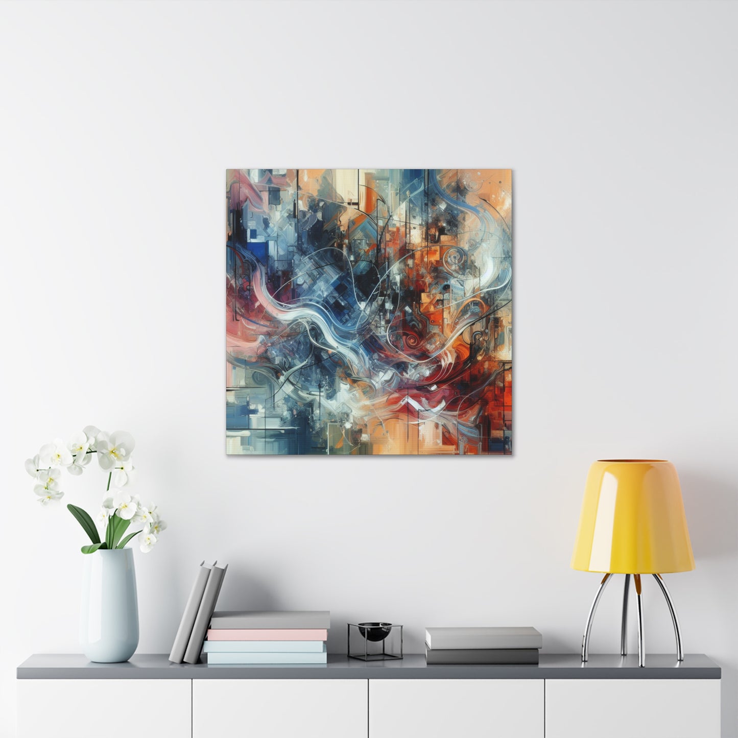 "Whirling Depths Unveiled" - Canvas