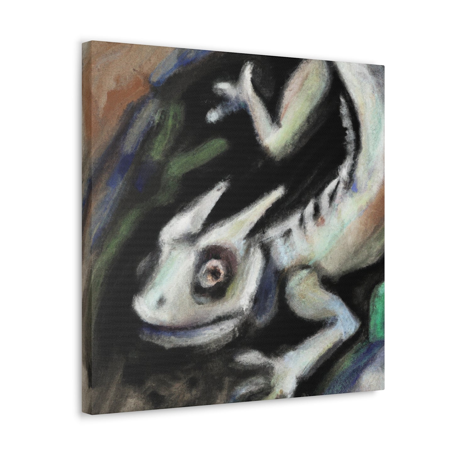 "Horned Lizard Expressionism" - Canvas