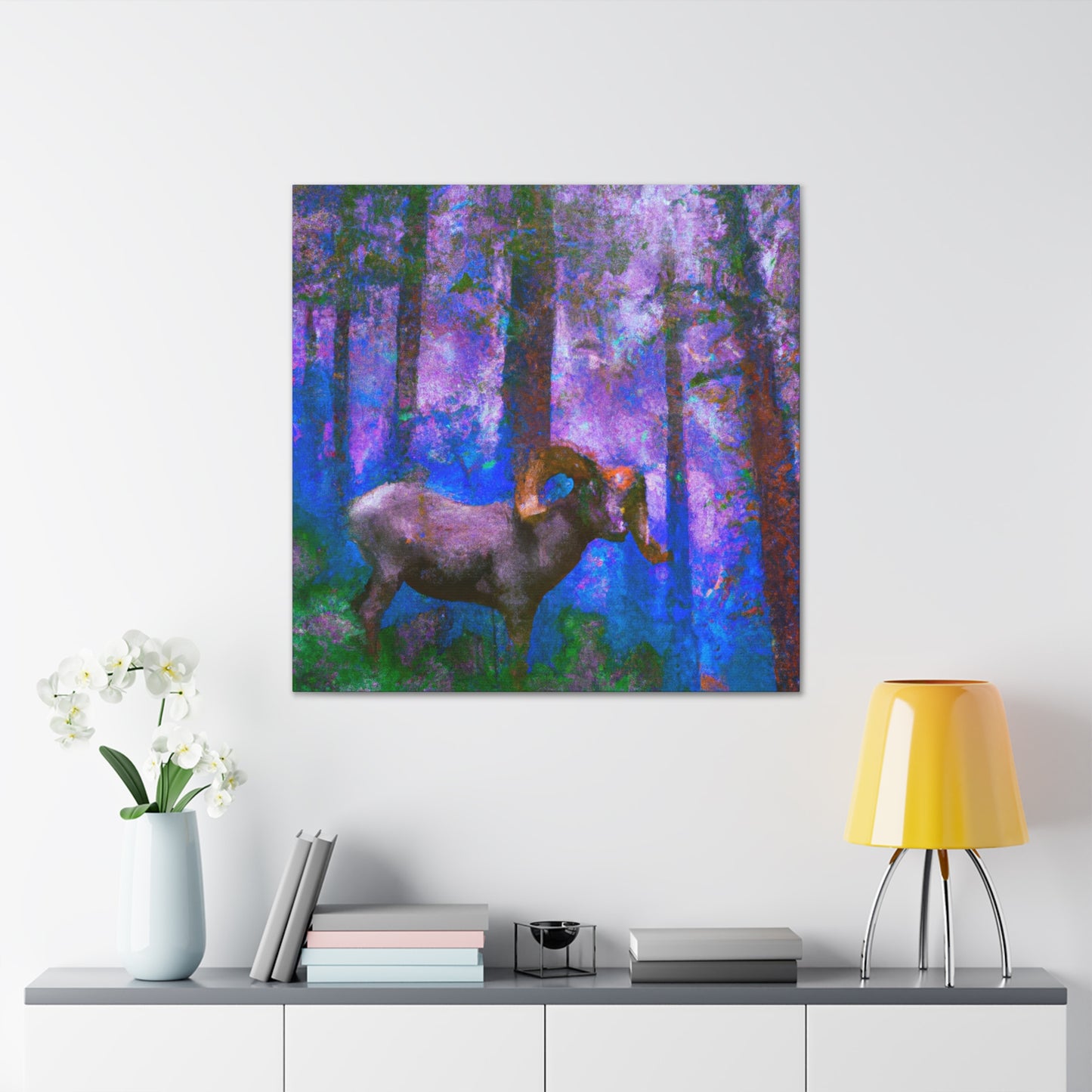 "Big Horn Impressionism" - Canvas