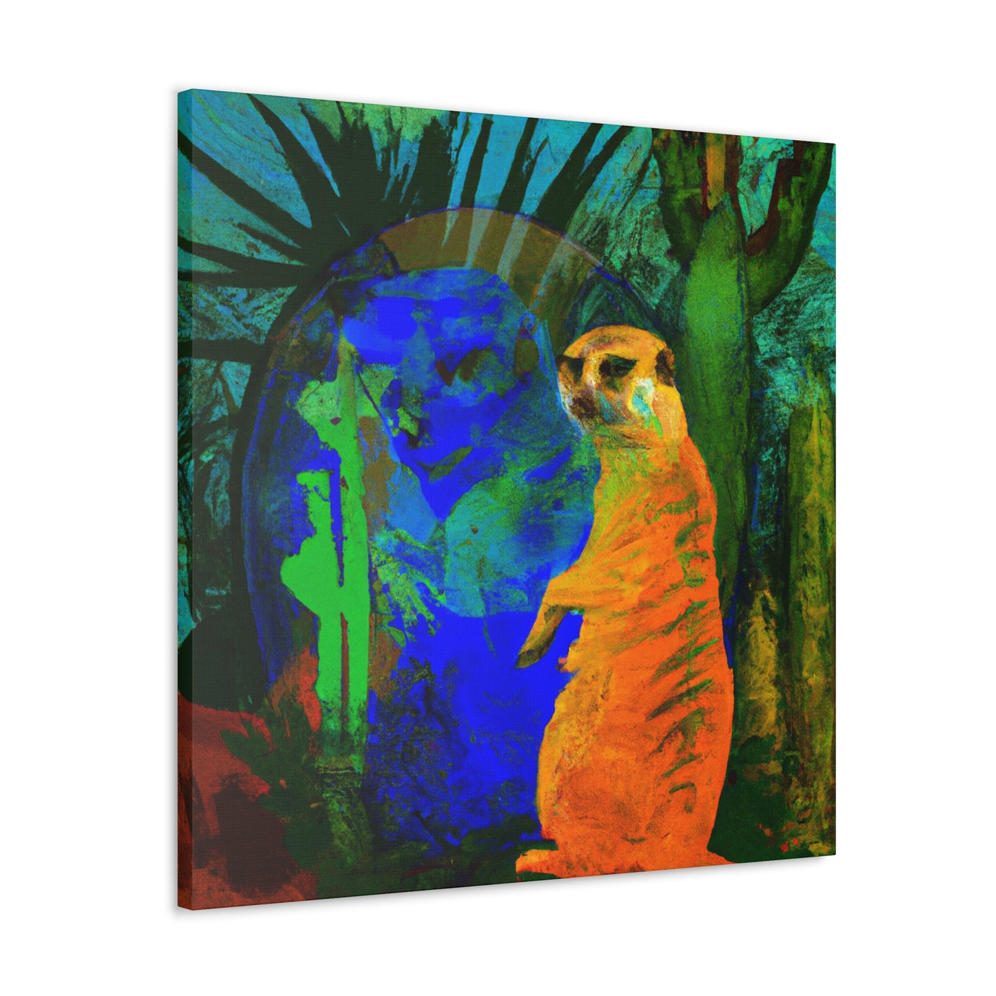 "Meerkat Surreal Dream" - Canvas