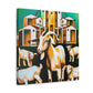 "Goat in Gilded Glory" - Canvas