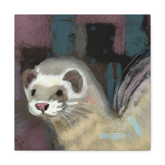 Ferret's Flurried Flight - Canvas