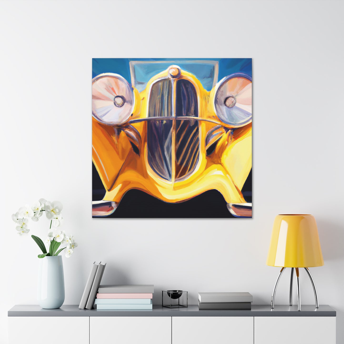 Retro Automobile Dream - Canvas