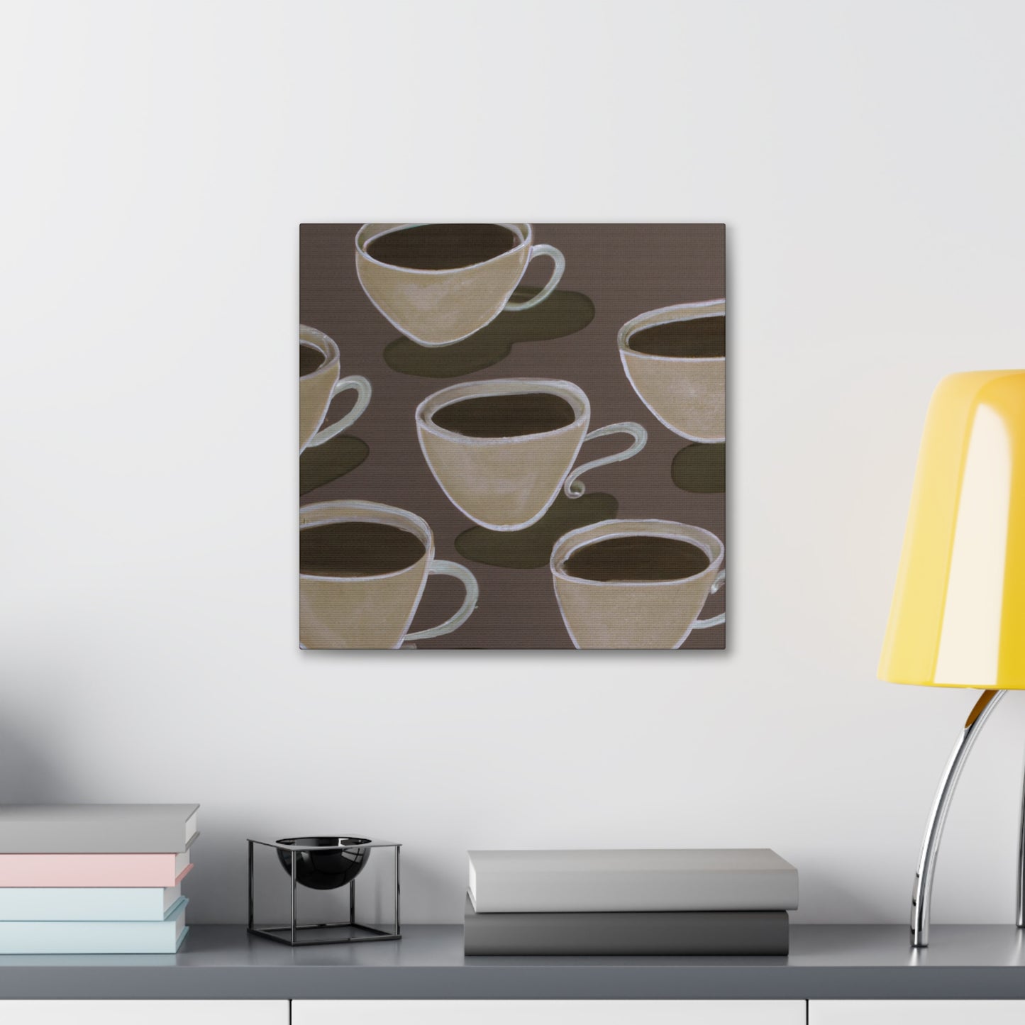 Tea Cup Symphony. - Canvas