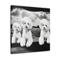 "Dancing Bichon Dreamscape" - Canvas