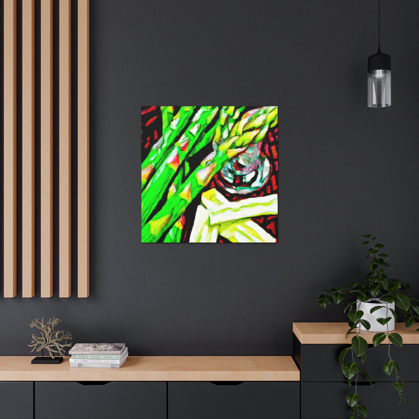 "Asparagus In Fauvism" - Canvas