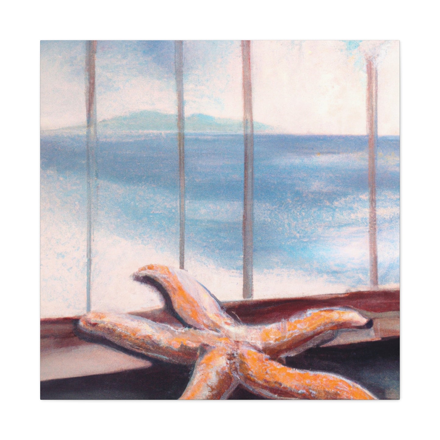 "Starfish, Seeking Horizon" - Canvas