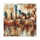 "Vibrant Urban Texan Impression" - Canvas