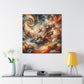 Gilded Harmonious Tapestry - Canvas