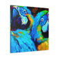 Colorful Macaw Wonders - Canvas