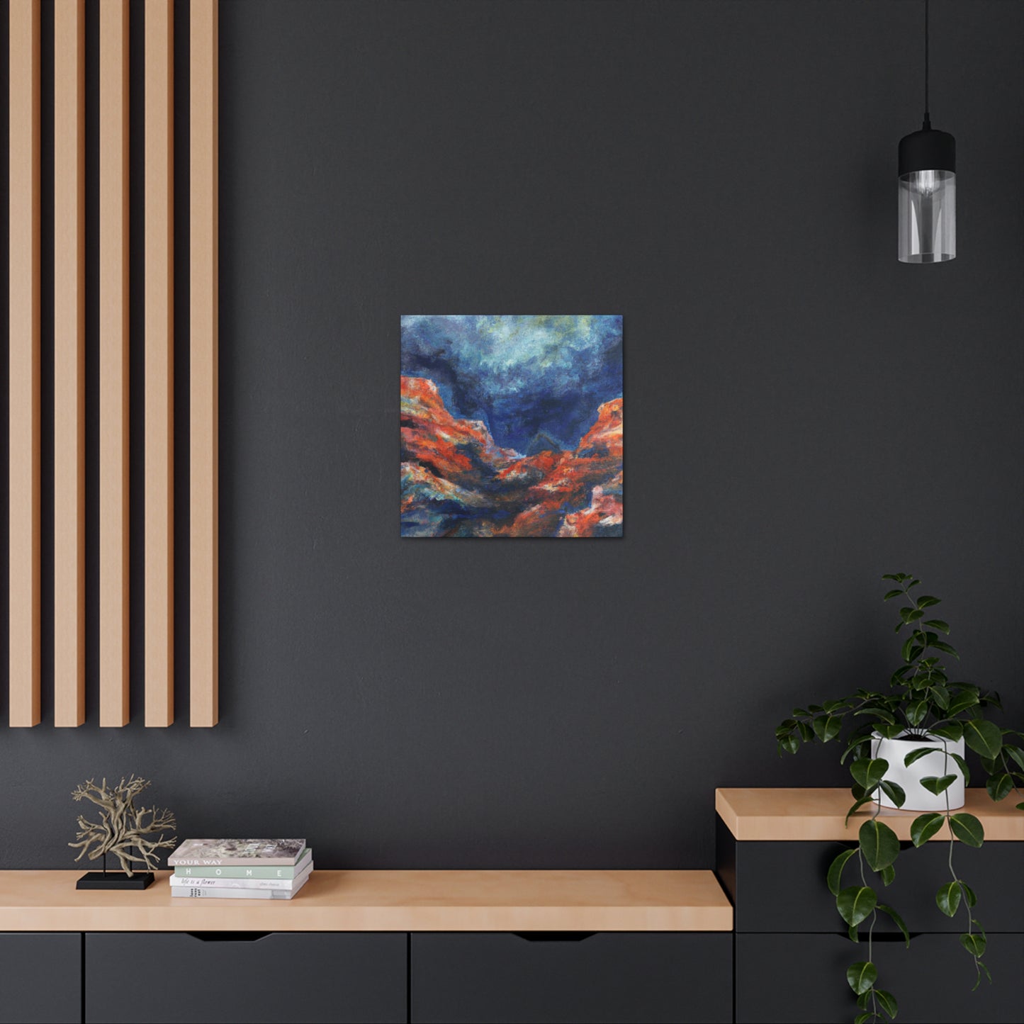 "Canyon in Impressionism" - Canvas