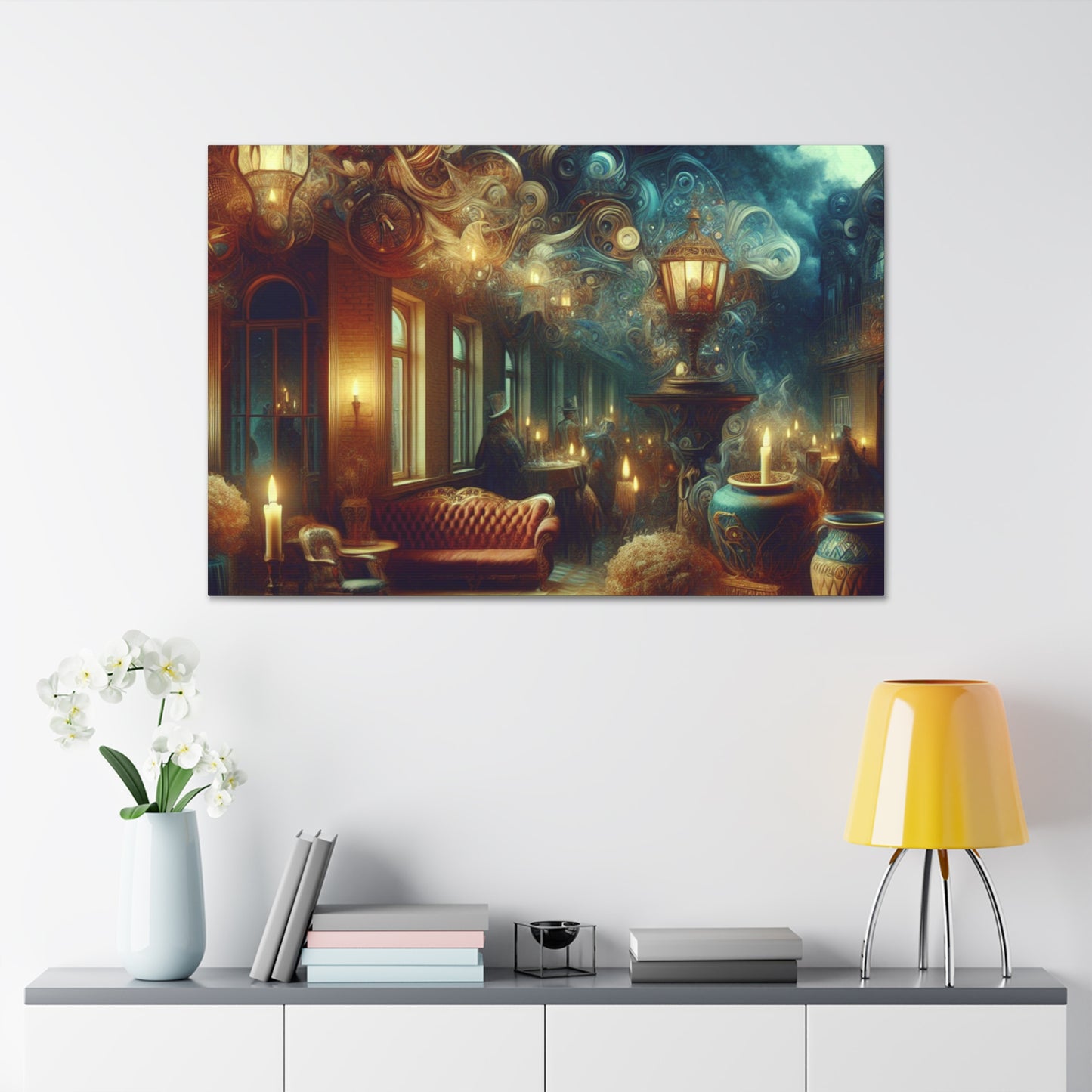 Whimsical Midnight Soiree - Canvas