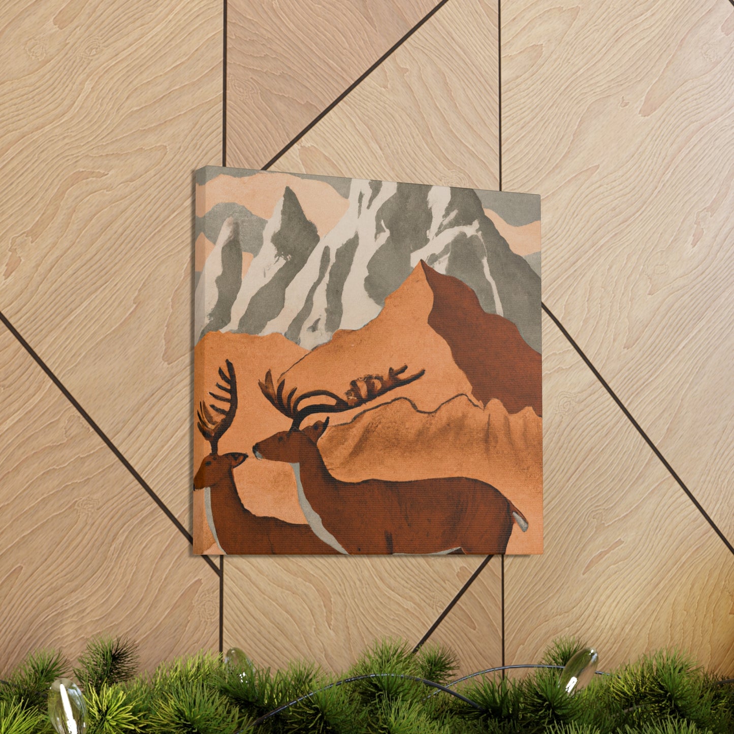 Deer at Neoclassicism - Canvas