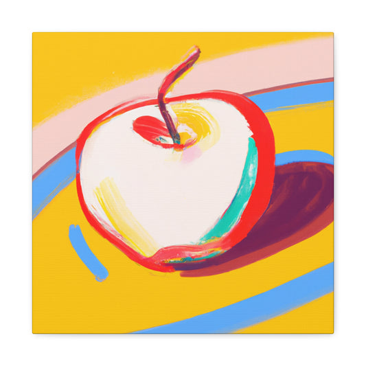 "Apple - Simplified Minimalism" - Canvas