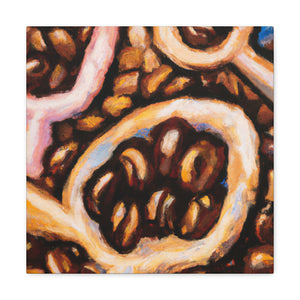 Coffee Beans Expressive - Canvas