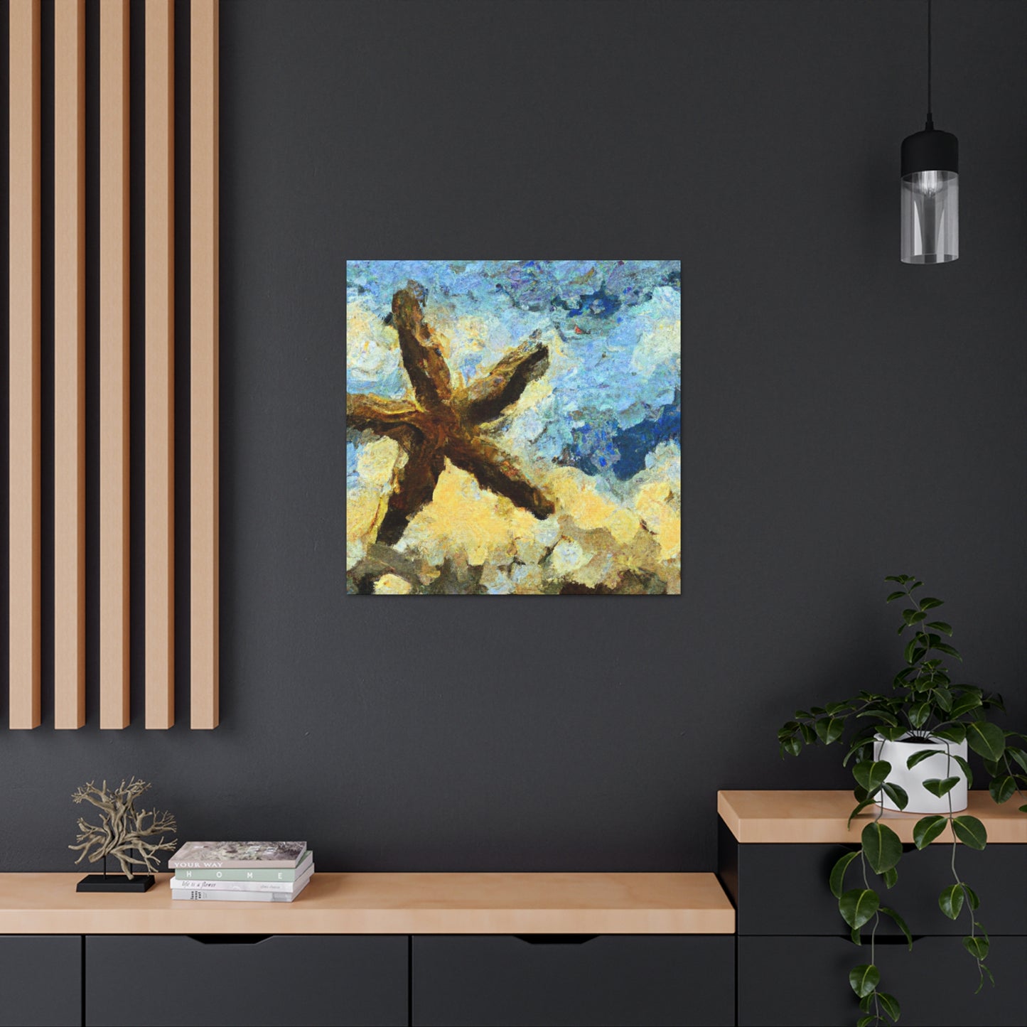 "Starfish at Nightfall" - Canvas