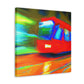 Tram in the City - Canvas