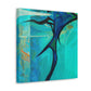 "Sailfish in Art Deco" - Canvas