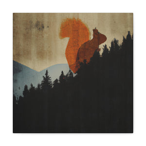 Squirrel Minimalism Dream - Canvas